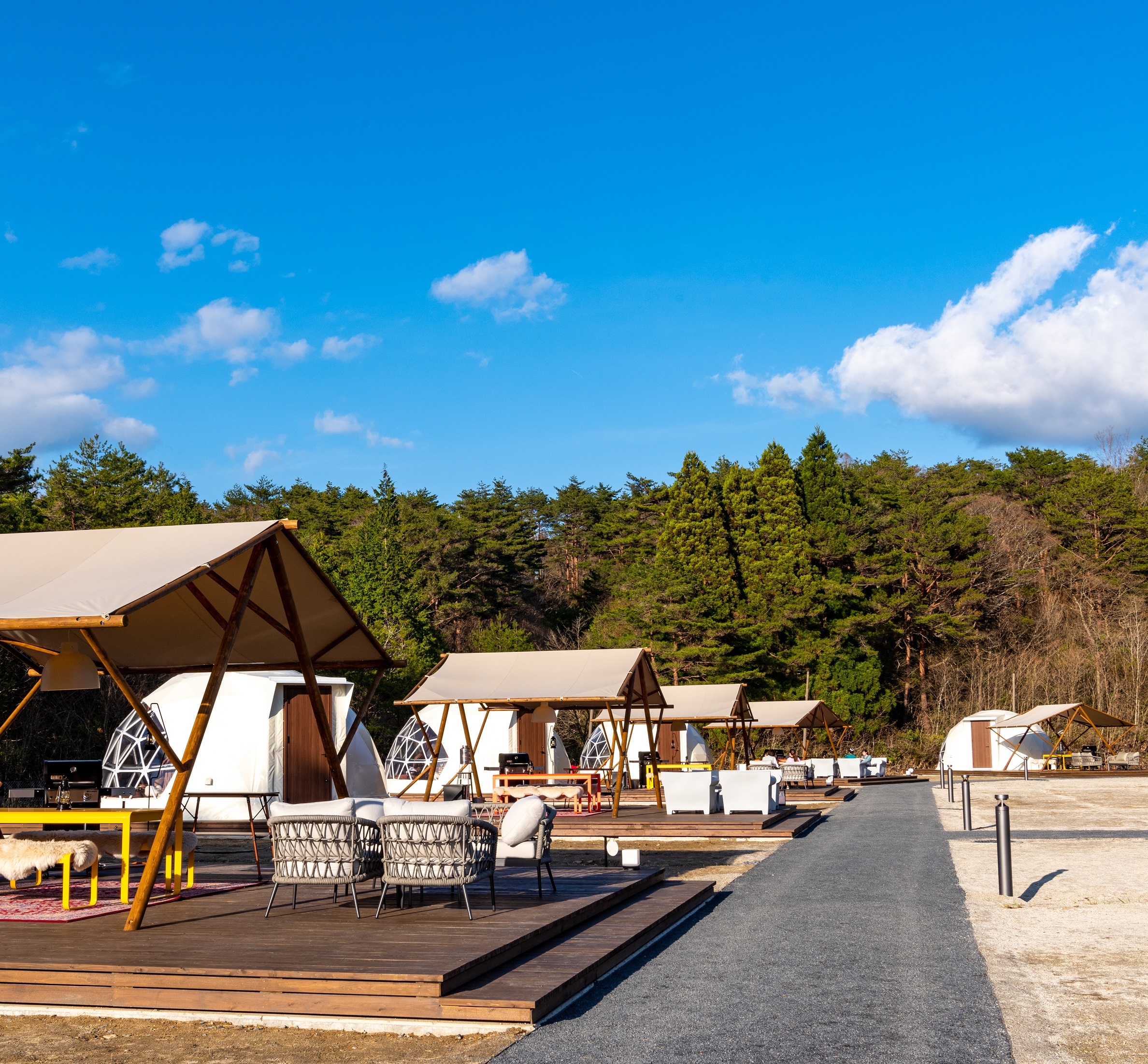 根の上アウトドアパーク恵那 保古グランピング